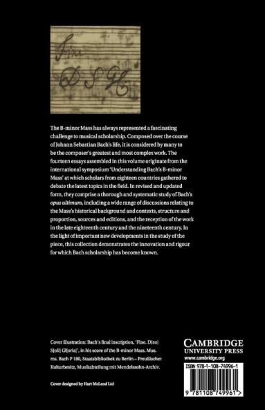 Exploring Bach's B-minor Mass
