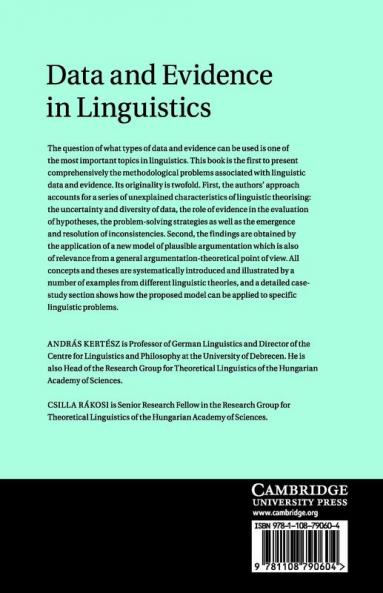Data and Evidence in Linguistics