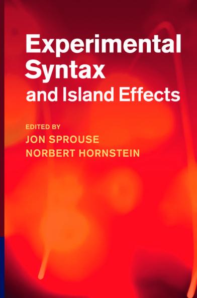 Experimental Syntax and Island Effects