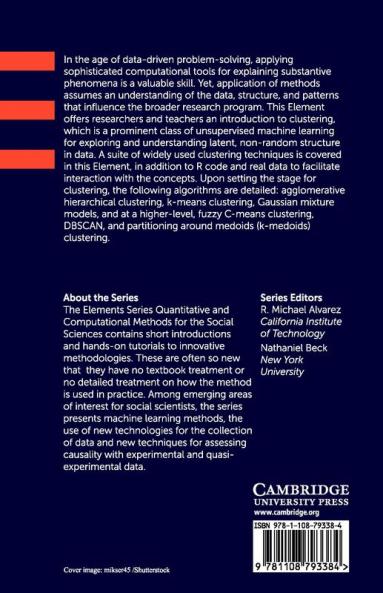Unsupervised Machine Learning for Clustering in Political and Social Research