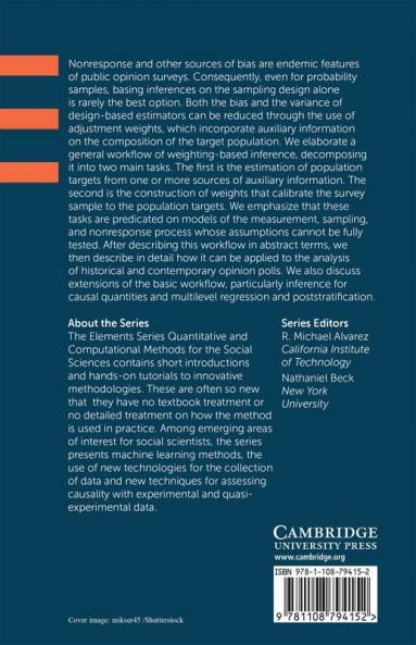Target Estimation and Adjustment Weighting for Survey Nonresponse and Sampling Bias