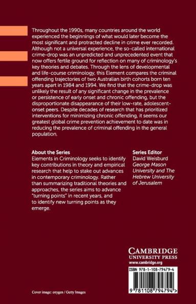 Developmental Criminology and the Crime Decline