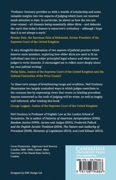 The Intricacies of Dicta and Dissent
