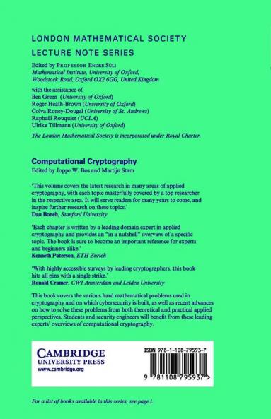 Computational Cryptography