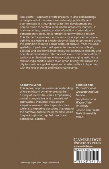 Real Estate and Global Urban History