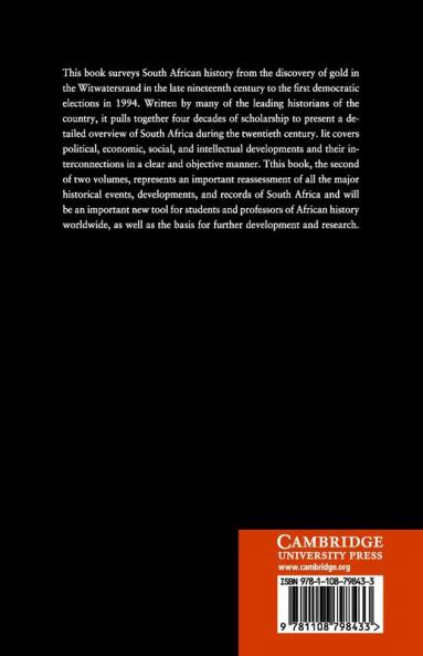 The Cambridge History of South Africa