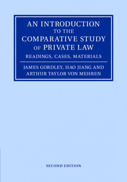An Introduction to the Comparative Study of Private Law