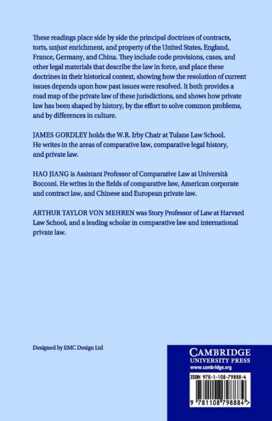 An Introduction to the Comparative Study of Private Law