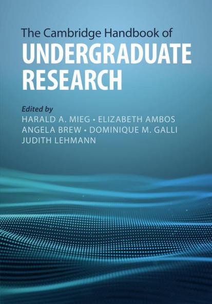 The Cambridge Handbook of Undergraduate Research