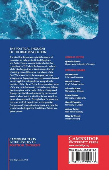 The Political Thought of the Irish Revolution