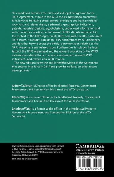 A Handbook on the WTO TRIPS Agreement