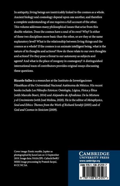 Cosmology and Biology in Ancient Philosophy