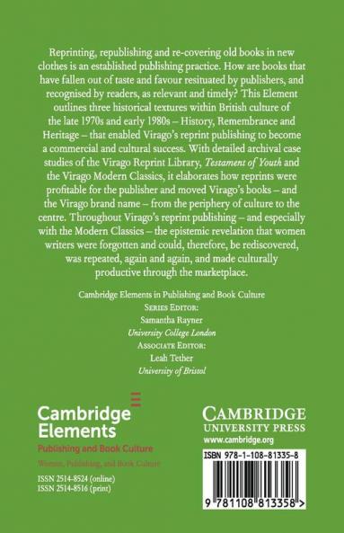 Virago Reprints and Modern Classics