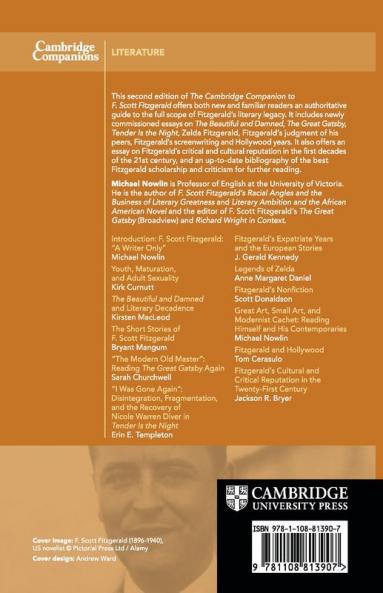 The Cambridge Companion to F. Scott Fitzgerald