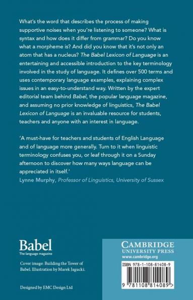 The Babel Lexicon of Language