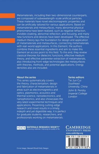 Effective Medium Theory of Metamaterials and Metasurfaces