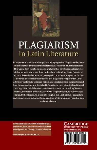 Plagiarism in Latin Literature