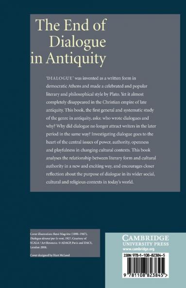 The End of Dialogue in Antiquity