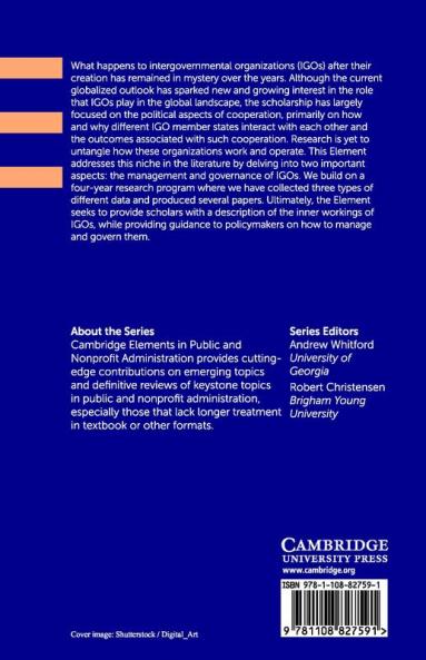 Management and Governance of Intergovernmental Organizations