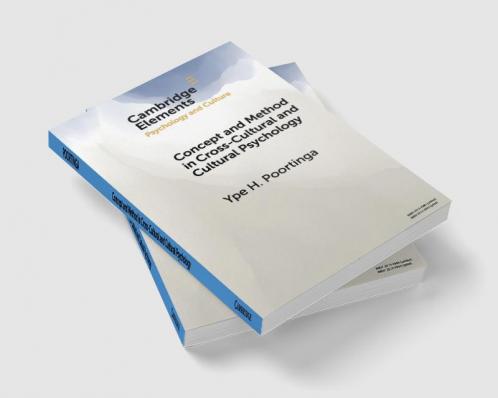 Concept and Method in Cross-Cultural and Cultural Psychology