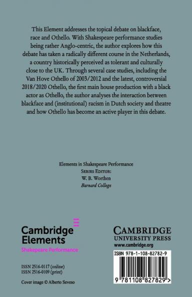 Shakespeare Blackface and Race