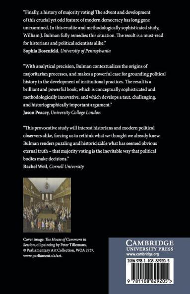 The Rise of Majority Rule in Early Modern Britain and Its Empire