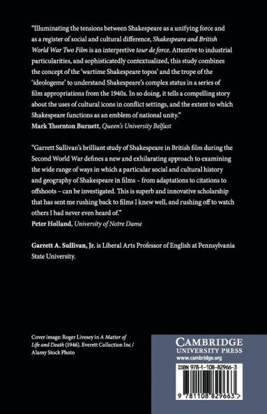 Shakespeare and British World War Two Film