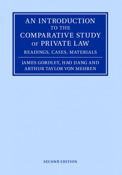 An Introduction to the Comparative Study of Private Law