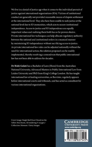 Access to Justice and International Organisations