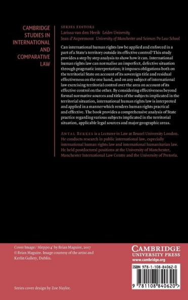 International Human Rights Law Beyond State Territorial Control