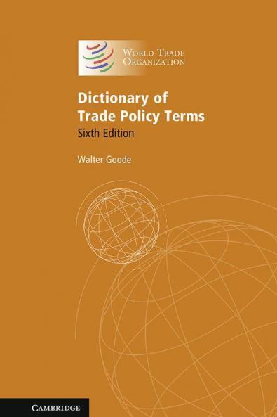 Dictionary of Trade Policy Terms