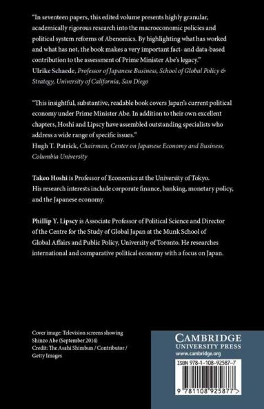 The Political Economy of the Abe Government and Abenomics Reforms