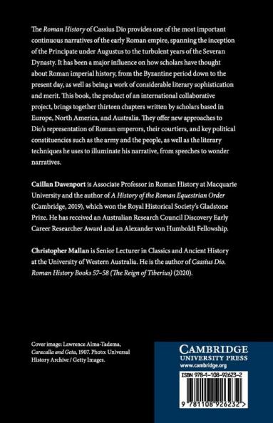 Emperors and Political Culture in Cassius Dio's Roman History