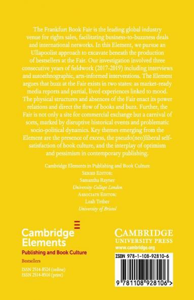 The Frankfurt Book Fair and Bestseller Business