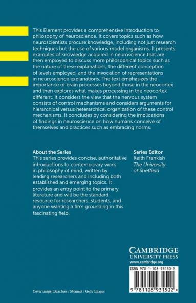 Philosophy of Neuroscience