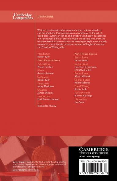 The Cambridge Companion to Prose
