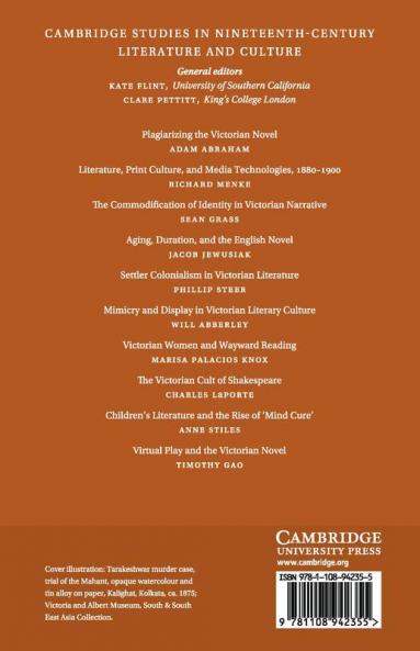 Colonial Law in India and the Victorian Imagination