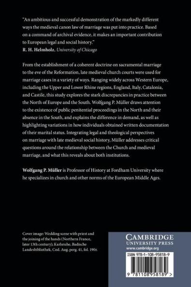 Marriage Litigation in the Western Church 1215?1517