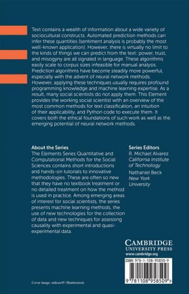 Text Analysis in Python for Social Scientists