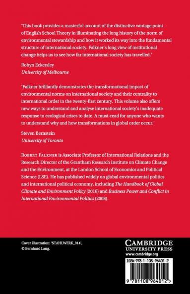 Environmentalism and Global International Society