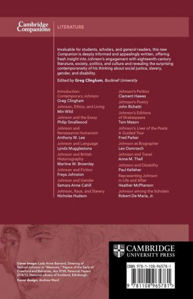 The New Cambridge Companion to Samuel Johnson