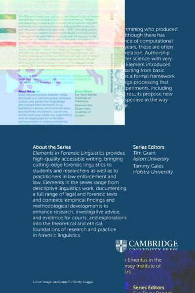 Theory of Linguistic Individuality for Authorship Analysis