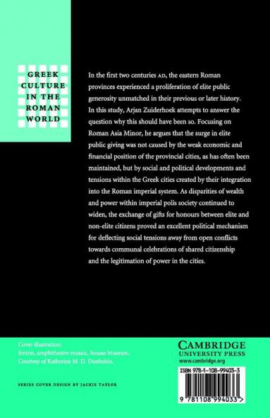 The Politics of Munificence in the Roman Empire