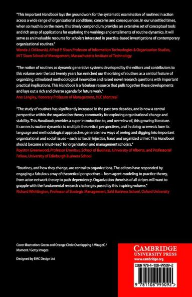 Cambridge Handbook of Routine Dynamics