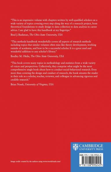 The Cambridge Handbook of Research Methods and Statistics for the Social and Behavioral Sciences
