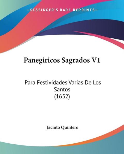 Panegiricos Sagrados V1