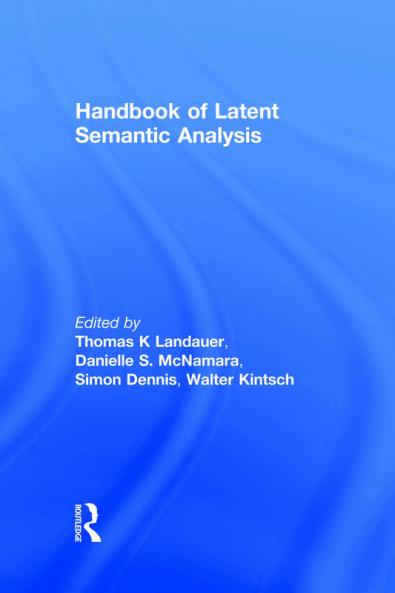 Handbook of Latent Semantic Analysis