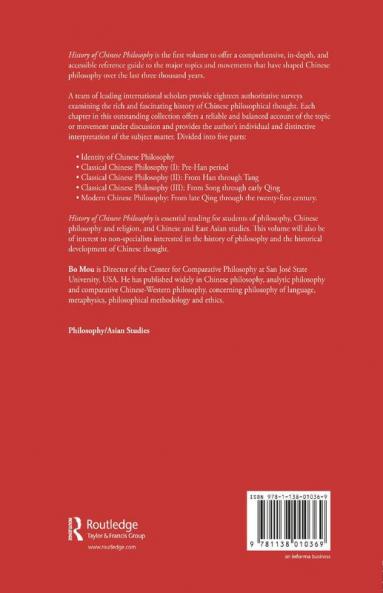 Routledge History of Chinese Philosophy