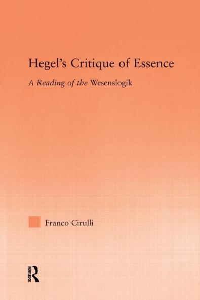 Hegel's Critique of Essence