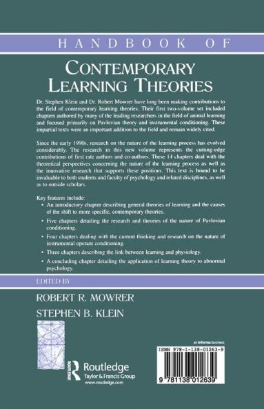 Handbook of Contemporary Learning Theories